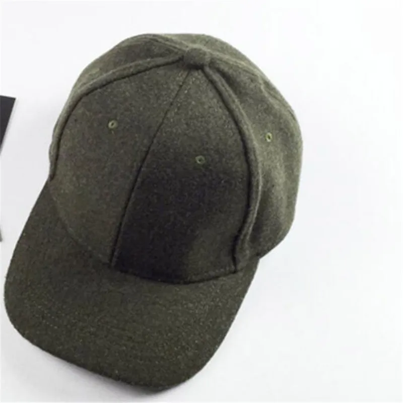 2017 Nowa moda wełniana kapelusz baseballowy filcowe kapelusze snapback kości czapki hip-hopowe na wiosnę i jesieni