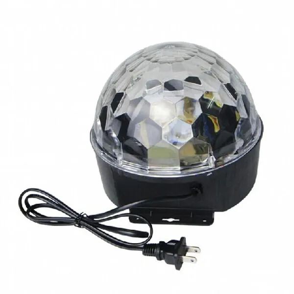 Sprachsteuerung LED Kristall Magic Ball Licht Laser Bühnenbeleuchtung 6 Farbwechsel Disco DJ Party Lichter Soundaktivierte RGB Vollfarblampe 