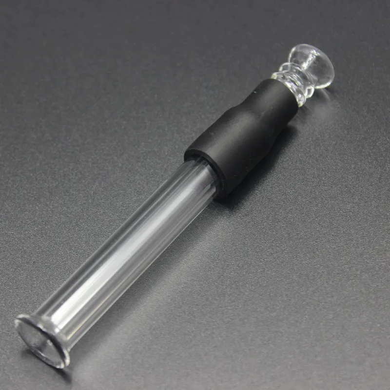 4 inch Easy Slider Glass Blunt A discreet Pipe that can hold more and more Mini Hand Pipe