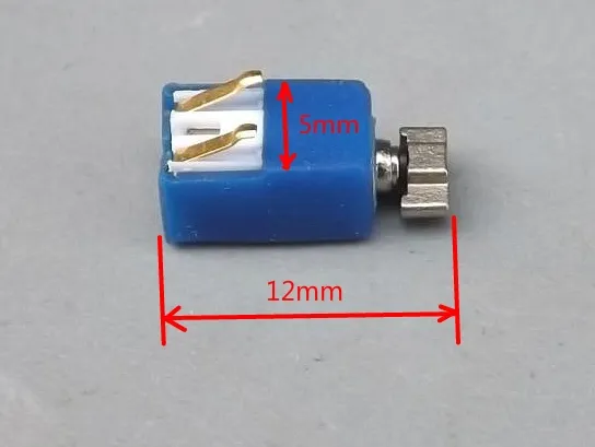 vibrating mini motor Micro Small Linear Vibrator Motor 5mm X 12mm 0512... From Keystone, $0.36