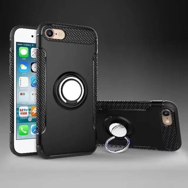 New Summer stand ring Case For iphone7 iPhone 6s Car holder Phone Case TPU Silicone cover for iphone6s plus 7Plus