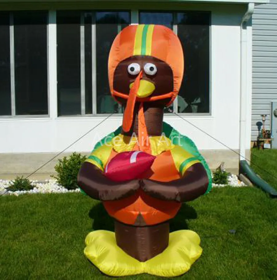 Oxford Fabric For Thanksgiving Promotion Giant Inflatable Turkey