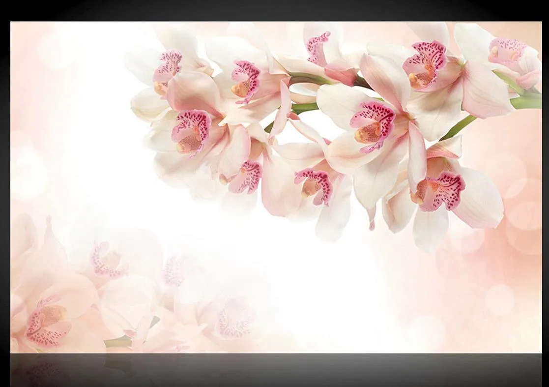 flower background wall decoration painting mural 3d wallpaper 3d wall papers for tv backdrop