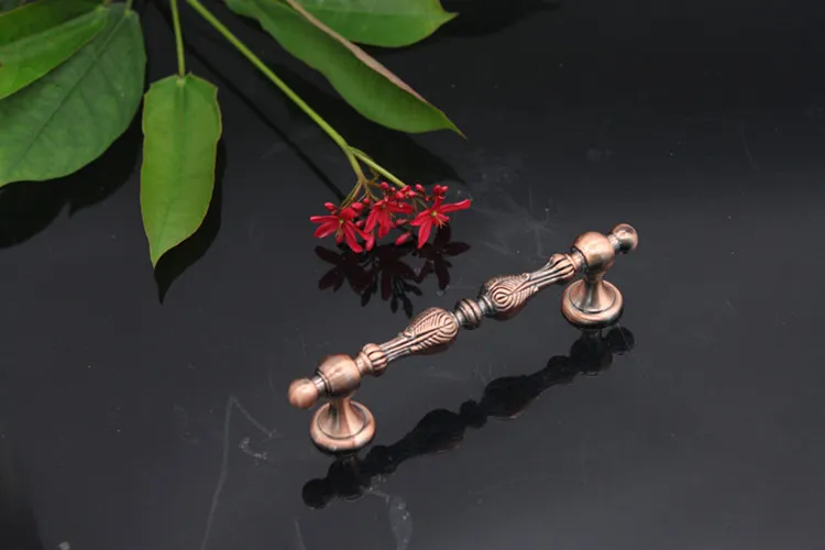 3.77inch 96mm pitch antique cabinet knob drawer handle door pull bronze copper knobs antique cabinet handles with screws