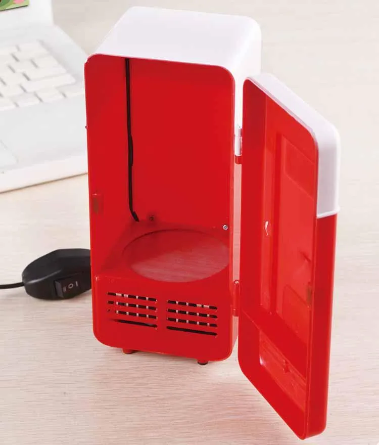 USB Mini Fridge Hot And Cold Dual Cooling And Heating A Small Refrigerator Refrigerator Fresh