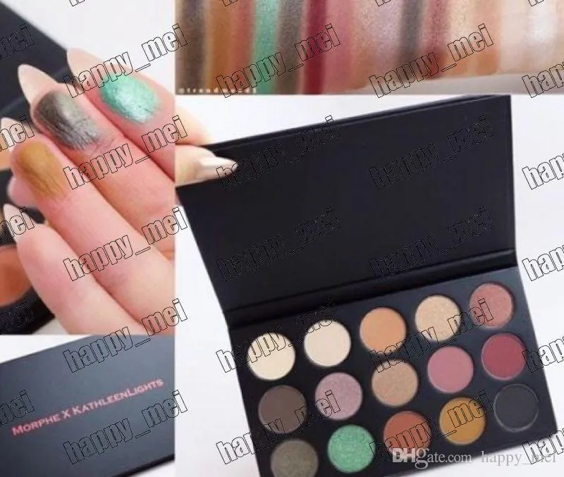 Frete Grátis Epacket New Maquiagem Kathleen Lights Palette 15 Colors Syeshadow!