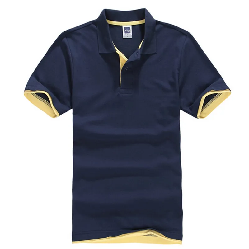 Gloednieuw heren poloshirt voor heren polo's heren katoenen shirts met korte mouwen zomer jerseys golftennis plus maat xs - 3xl