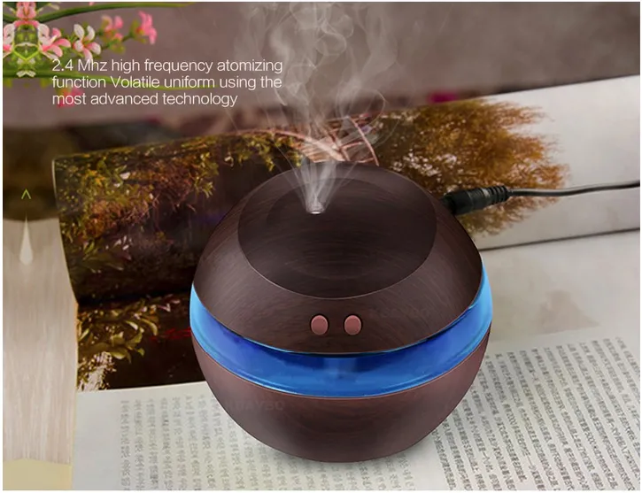 Rohs Diffuser USB Ultrasonic Aroma Diffuser Humidifier with 300ml Capacity CE ROHS ...