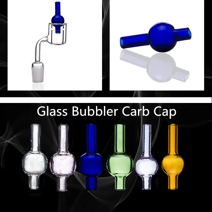 Tappo di carpa in vetro Gli accessori per fumatori colorati possono adattarsi a 10mm 14mm 18mm Banger termico al quarzo o altri Banger per Bong in vetro Bong in vetro