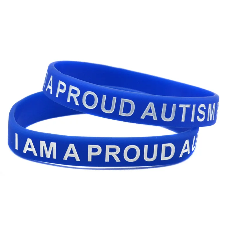 I Am A Proud Autism Parent Silicone Wristband Wear This Jewelry To Support The One You Love
