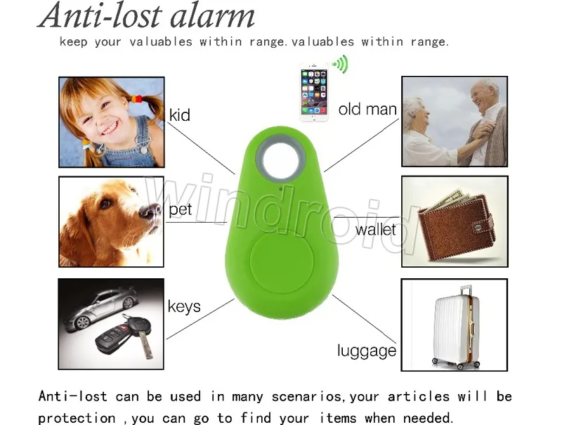 Rastreador de niños barato iTag buscador de llave inteligente iTag Smart Anti-Lost Alarm Tracker Device Bluetooth GPS antirrobo para IOS Android por DHL