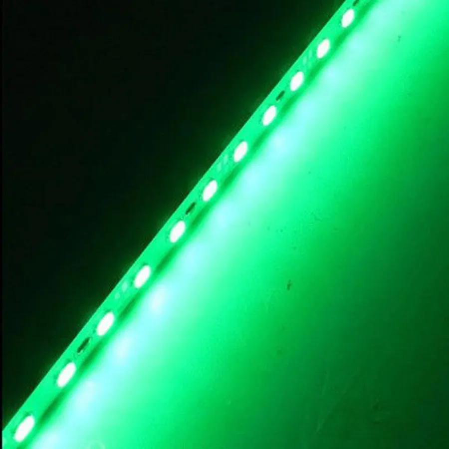 100ピースレッドグリーンピンクスーパーブライトハードリジッドバーライトDC12V 100センチ72 LED SMD 5630 5730 4500Kアルミ合金LEDストリップライトキャビネット