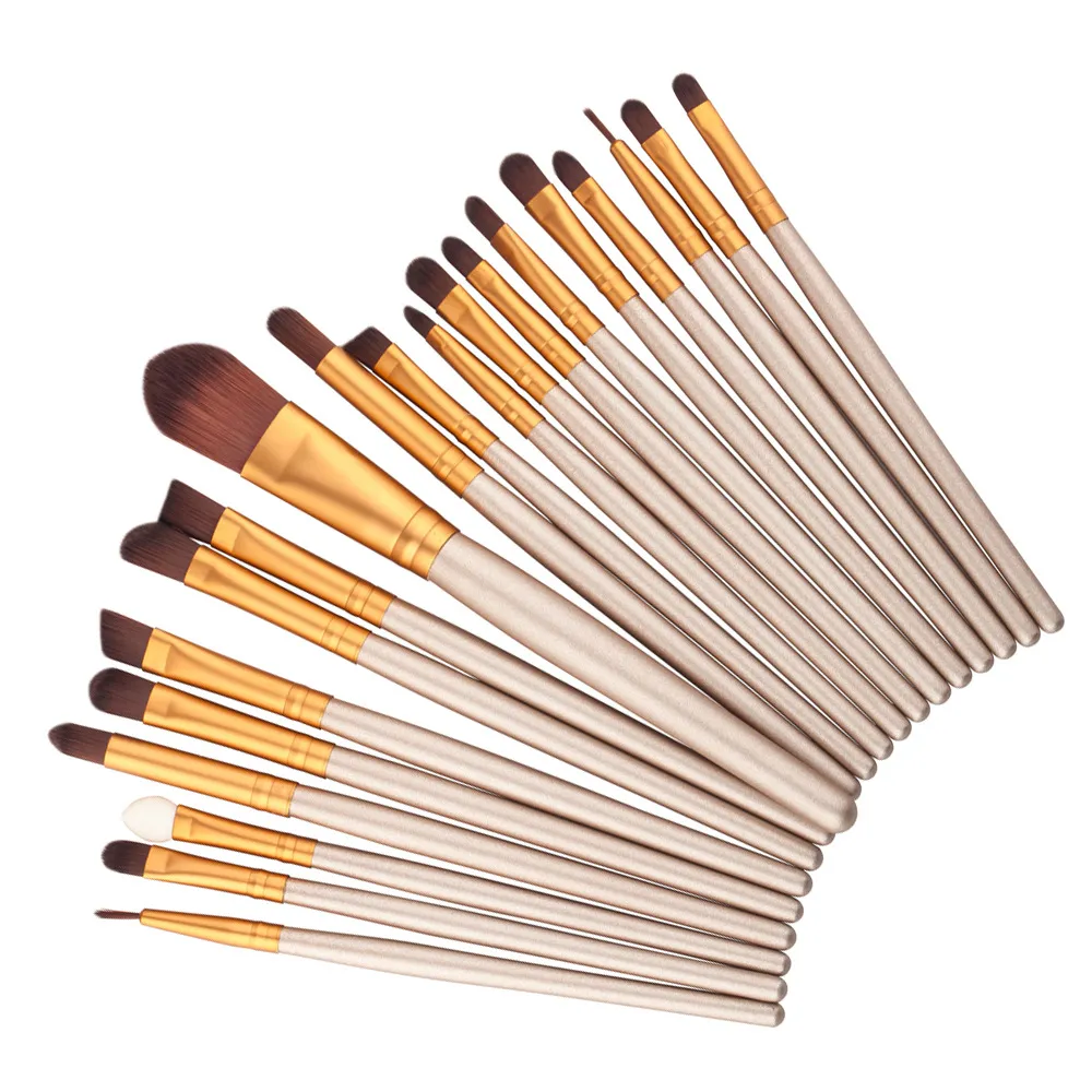 Compõem pincéis Eye Shadow Brushes 18 Cores Superior Soft Pincel Kabuki Kit Set Cosméticos Maquiagem Maquiagem Escovas