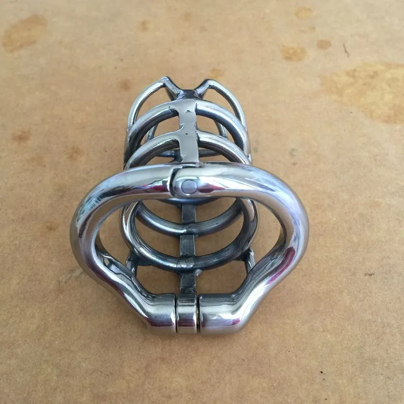 Beste Einzigartiges Design Open Mouth Snap Ring Keuschheits Gerät mit flexiblen gebogenen Ring Cock Cage BDSM Geschlecht spielt für Männer