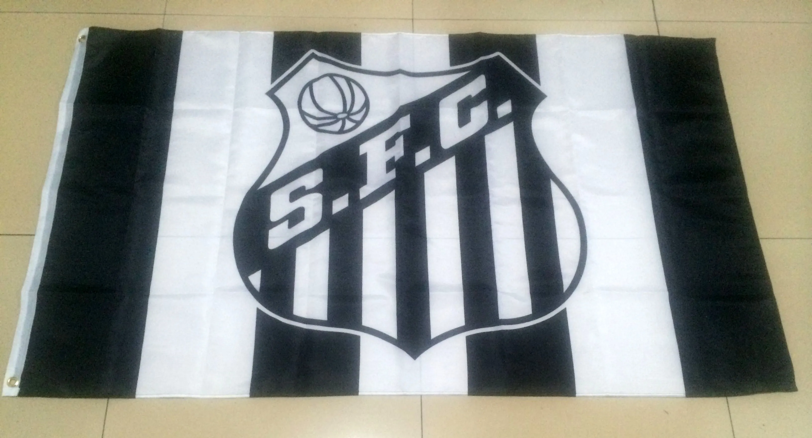 SANTOS FUTEBOL CLUBE バナー Santos Futebol Clube Flag 3x5 Ft 90x150 Cm  From Huyongkui