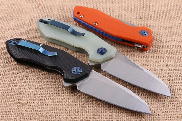 Sıfır tolerans ZT 0456 D2 Taktik Katlanır Bıçak G10 Kamp Avcılık Hayatta Kalma Çakı Askeri Yardımcı EDC Flipper Rulman EDC