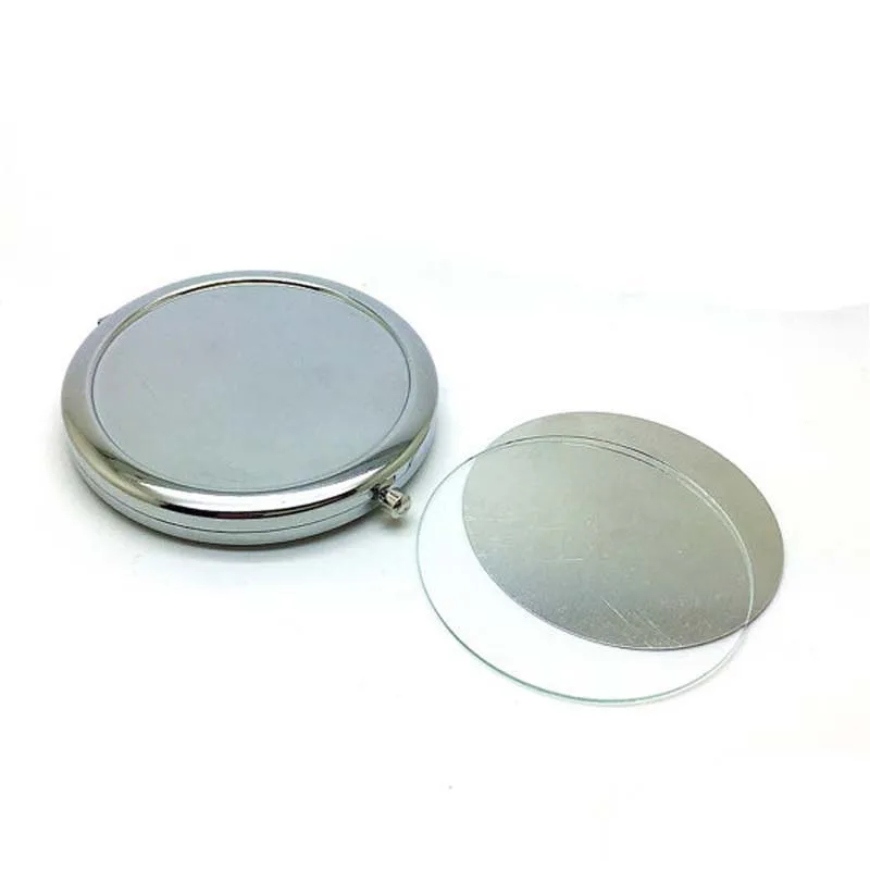 Aluminum Stamping Tags Mirror Finish Grey Round Circle Disc Tags Blank 58mm 0758LT DROP 7035307