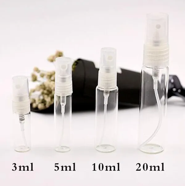 5ml Travel Glass Refillerbar Mini 5ml Parfymflaska Spray 5 ml Glasögon Perfum Flaskor Pumpbehållare