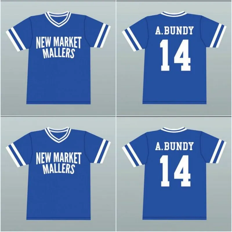 14 Al Bundy Market Mallers Baseball Jersey Personlig högkvalitativ college baseballtröjor