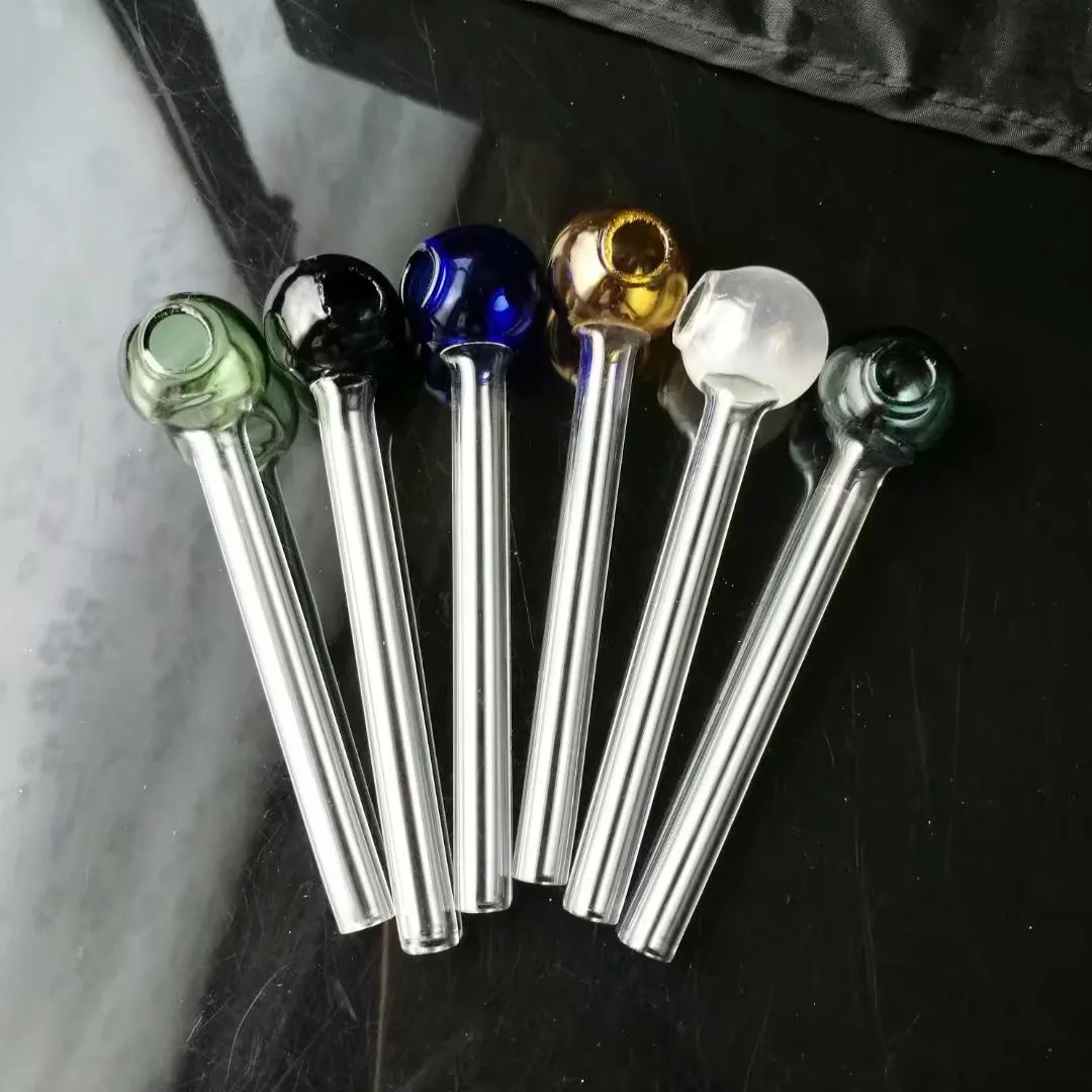 Accessori bong in vetro con bruciatore colorato, Tubi fumatori in vetro colorato mini multi-colori Tubi a mano Migliori tubi in vetro cucchiai