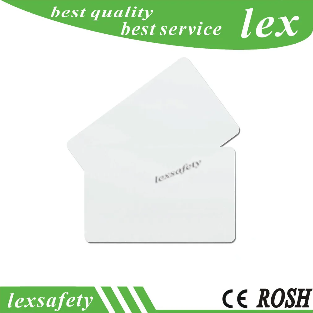 100PCS / LOT 125KHZ REWRABLE PRINTABLE PVC-kort T5577 RFID Proximity Card