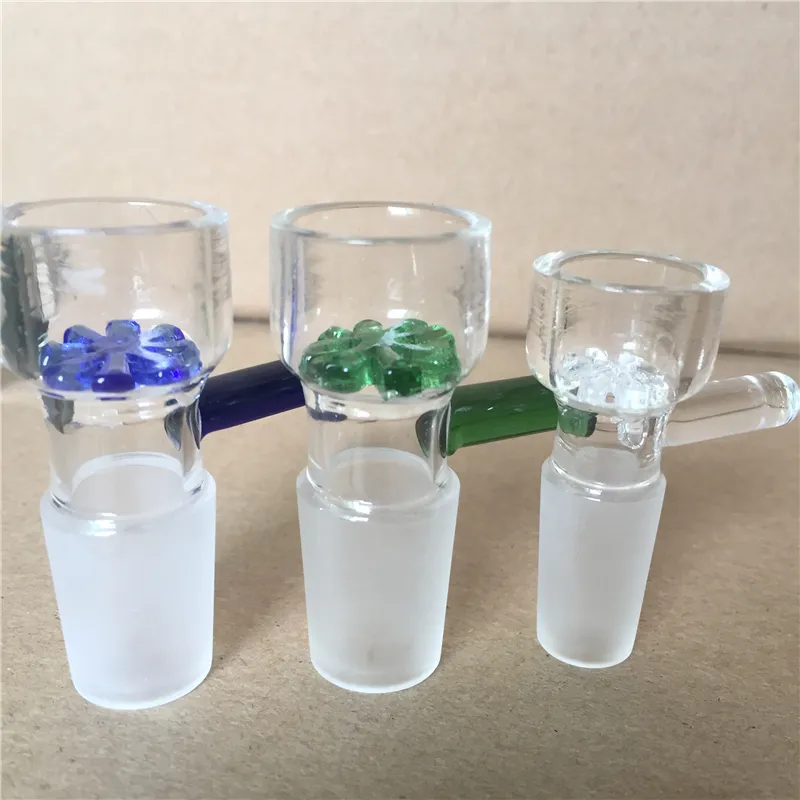 14mm 18mm Sneeuwvlok Filter Glazen Kommen voor Glazen Waterleidingen en Waterpijpen As Glazen Waterpijp Kom Booreilanden