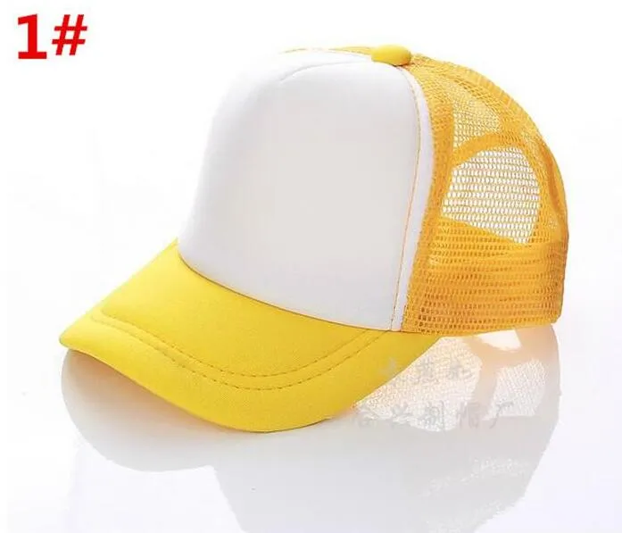 어린이 여름 빈 야구 모자 소년 소녀 여름 일반 태양 모자 아이 광고 메쉬 트럭 모자
