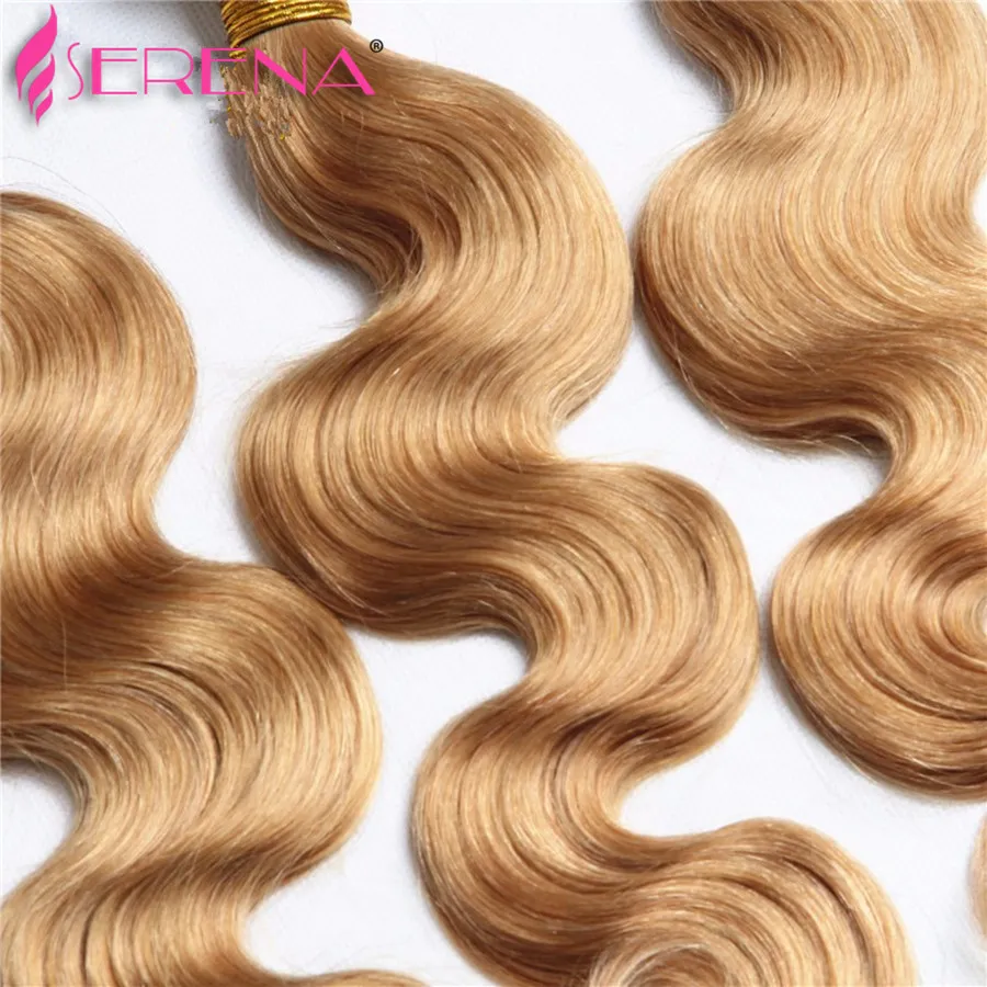 60% de réduction! Miel Blonde Extensions Péruvienne 10 