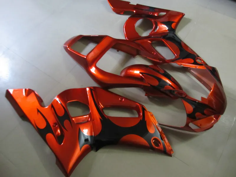 fairings fairings plastic for yamaha YZF R6 98 99 00 01 02 wine red black fairing kit YZFR6 1998-2002 OT36