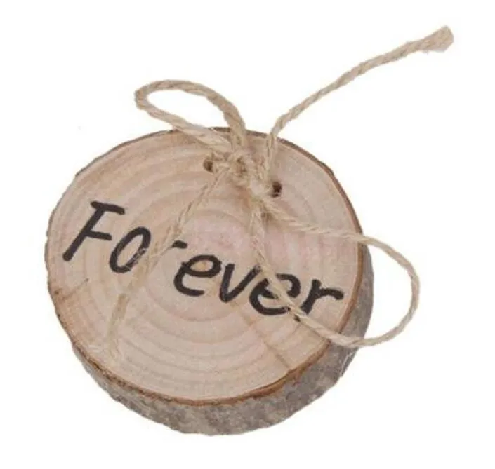 Ring pillows Wedding Ring Bearer Slice Rustic Wooden Ring Holder Wedding supplies with Burlap Creative Retro Wedding Decoration WT6786393