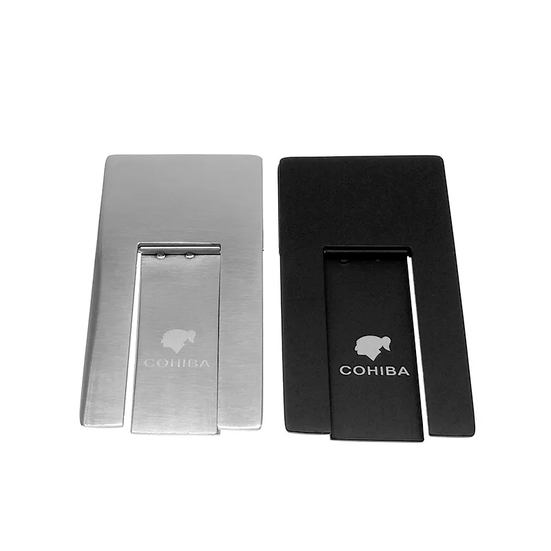 Gadgets pratiques de bonne qualité Silver de haute qualité en acier inoxydable Poldable montrant un porte-cigare portable Livraison gratuite 4473417