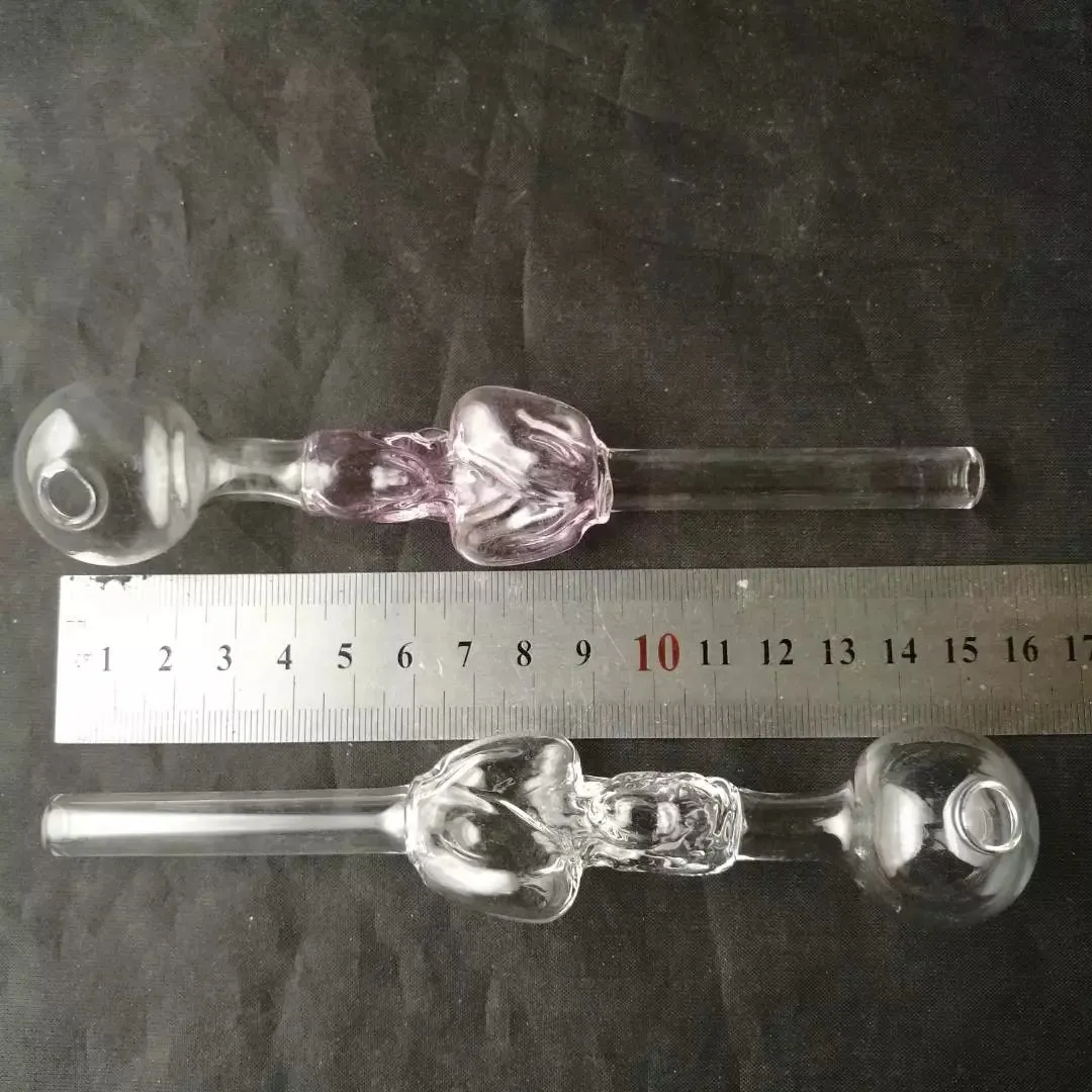 Bruciatore corto in vetro colorato Beauty Mini Maniglia fumatori Pipa pipe curve Bruciatore IN MAGAZZINO