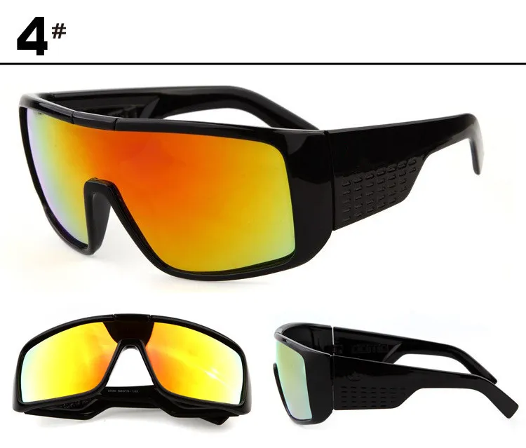 MOQ = 10 sztuk męskie okulary przeciwsłoneczne marka projektant óculos de sol duże oprawki twarzy Domo mężczyźni sport powłoka okulary Gafas De Sol Masculino B2030