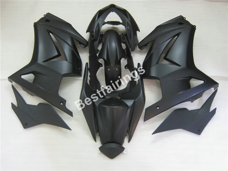 EX250 08 Kawasaki Ninja 250R 2008-2014 mat siyah grenaj için kit Fairing enjeksiyon kalıp serbest özelleştirmek 09 Ekim 11-14 AB11