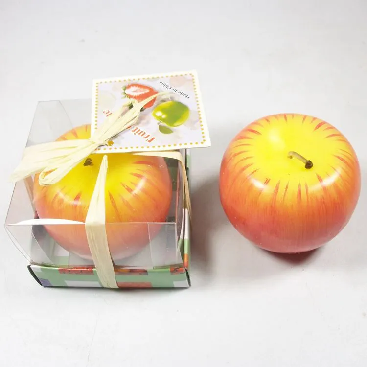 Apple Candle Vintage Apple Candle Home Docor Romantic Party Decorations Apple Scatedles for Wedding Christmas Eve