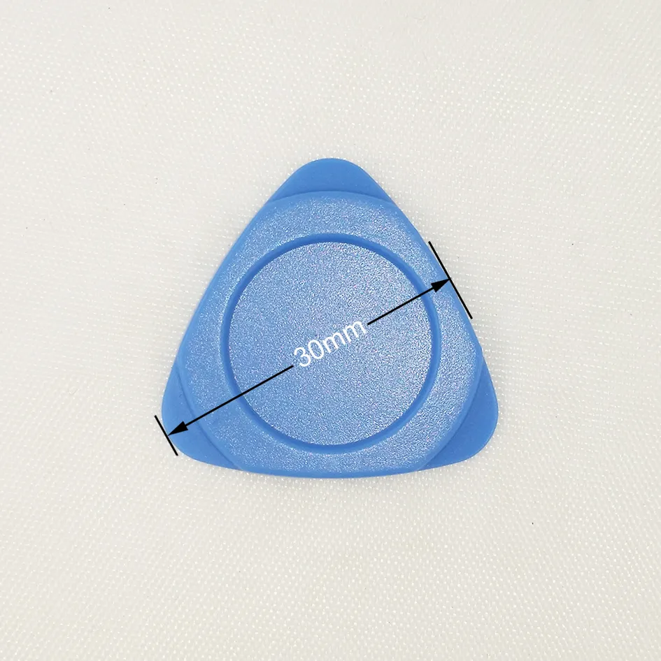 Mais grosso azul plástico trilateral picareta ferramenta de alavanca curiosa abertura kit de ferramentas de reparo de concha placa triangular para celular tablet pc sc9336023