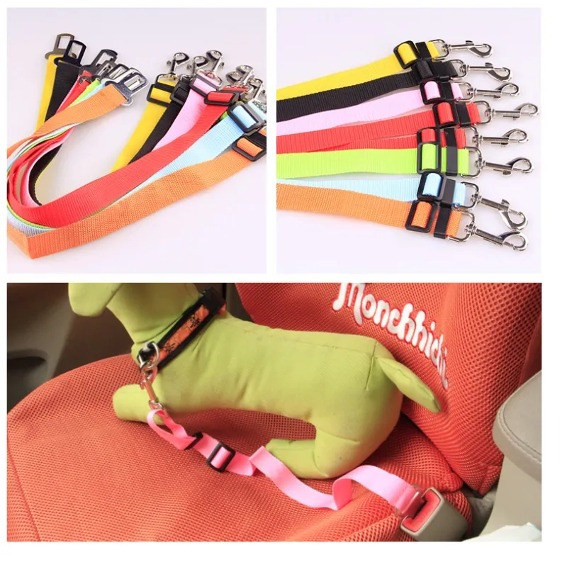 PawSafe Nylon Dog Car Harness With Adjustable Seat Belt Clip Travel