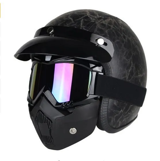 Women And Men Vintage Leather Open Face 3/4... From Kristina0523, $17.58 | DHgate.Com Women And Men Vintage Leather Open Face 3/4... From Kristina0523, $17.58 | DHgate.Com