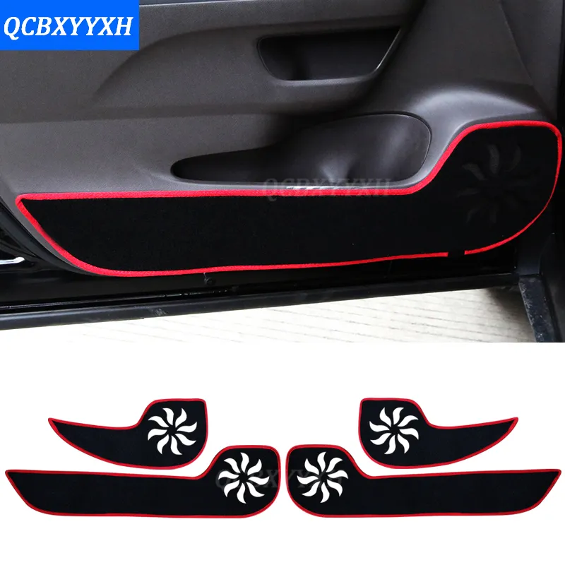 2 colors Car - Styling Protector Side Edge Protection Pad Protected Anti-kick Door Mats Cover For HONDA CRV 2012-2016