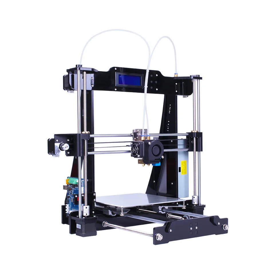 Impressora 3D Dupla Extrusora Dois Color Auto Nivelamento Reprap PRUSA I3 3D Impressora 3D DIY Kit Zonestar P802N ou P802NR2