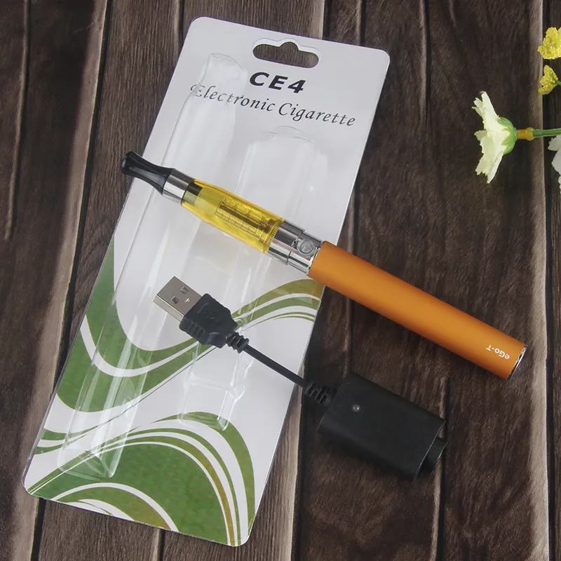 Электронная сигарета CE4 Clearomizer Evod испаритель Batery Ego T CE4 1100mAh 900mah 650mah блистерная упаковка Vape Pen одиночные стартовые комплекты