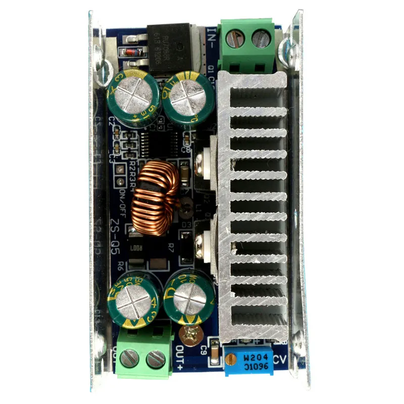 Freeshipping Voltage Power Buck Módulo Step-Down Conversor 200 W 15A DC-DC 8-60 V PARA 1-36 V 12 V 70x38x31mm Board