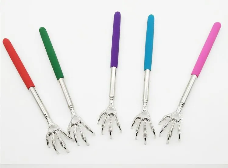 Convenient Claw Telescopic Ultimate Stainless Steel Back Scratcher extendible From 22 to 59cm