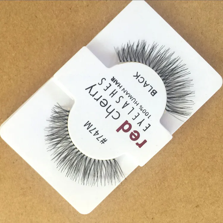 Red Cherry False wimpers WSP 523 43 747M 217 Make -up professional Faux Nature Long Messy Cross Eyelash Winged Lashes Wispies2416667