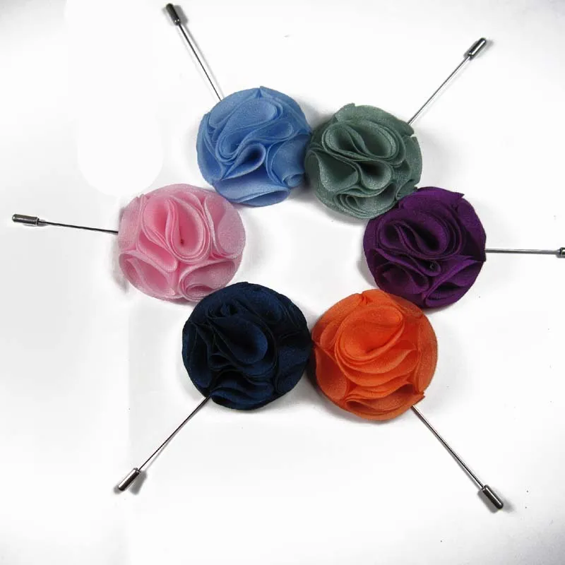 Großhandel - Mode Frauen 5cm Stoff Blume Brosche Pins Stick Pins / Für Ihre Wahl Freies Verschiffen