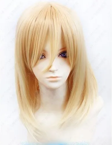 100% NOUVELLE NOUVELLE NOUVELLE DE MODE DE MONTAGNE PROPRIÉTAIRES DE LA DACE PERMINES ATTACK ON TITAN / SHINGEKI NO KYOJIN CHRISTA RENZ 55CM Long Long Blond Cosplay perruque