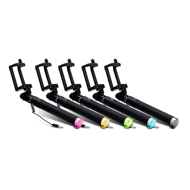 New Arrived Mini Foldable Bluetooth Selfie Stick Self-portrait Monopod Phone Selfie Stick w Bluetooth Remote Shutter