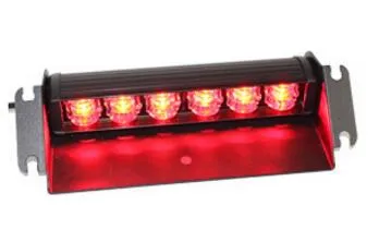 Alta intensidade DC12 / 24V 6W Led carro luzes do traço do pára-brisa, luzes de advertência da viseira, poder pelo acendedor de cigarros