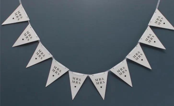 wedding anniversary paper pennant flag banner bunting decor Christmas snowflake garlands Die Cut Snow queen Party Decor white 18ft