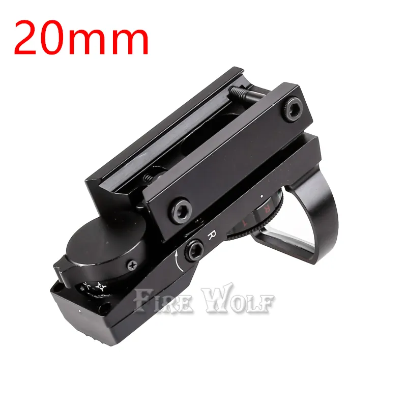 FIRE WOLF Jacht Tactical 20mm of 11mm Holografische 1x22x33 Reflex Rood Groen Dot Sight scope voor Jacht